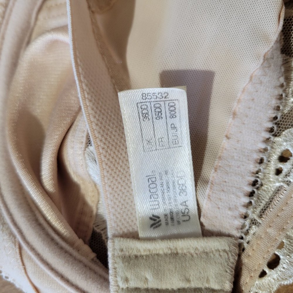 Wacoal Bra 36DD Underwire Nude/Beige - Picture 6 of 10